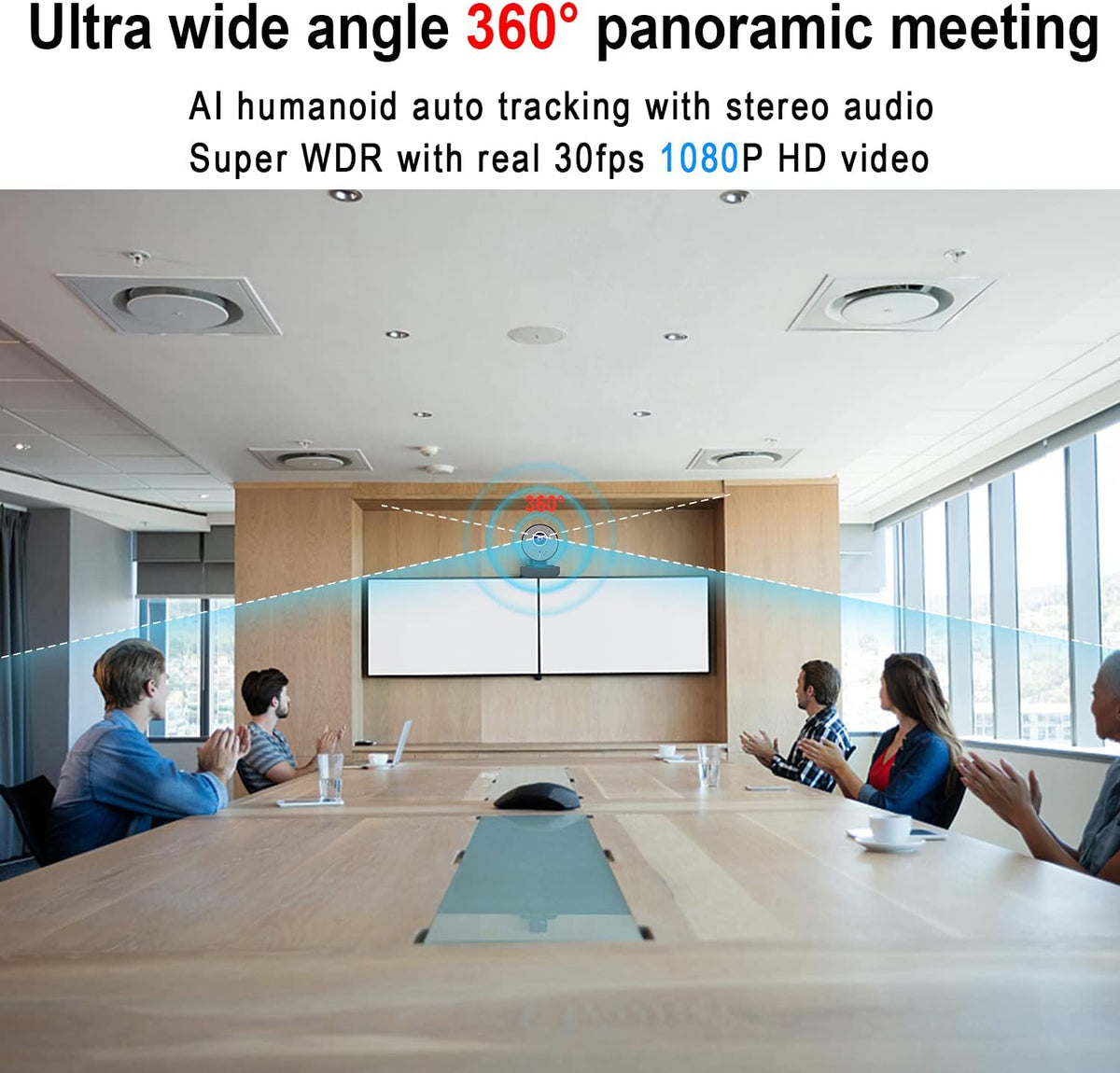 1080P USB Webcam with Adjustable View Z93259