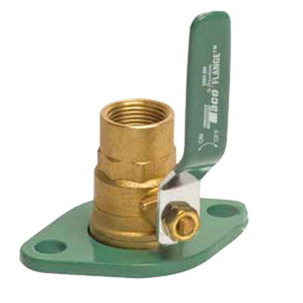 Brass Shut-Off Swivel-Flange Set, 1-1/2x22 NPT M470564