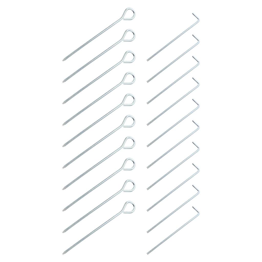 20Pcs Tent Stakes Camping Anchors W556937