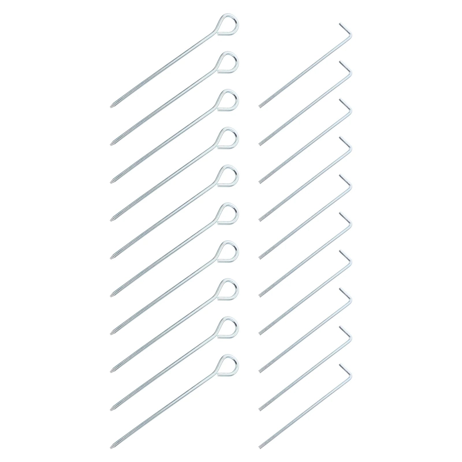 20Pcs Tent Stakes Camping Anchors W556937