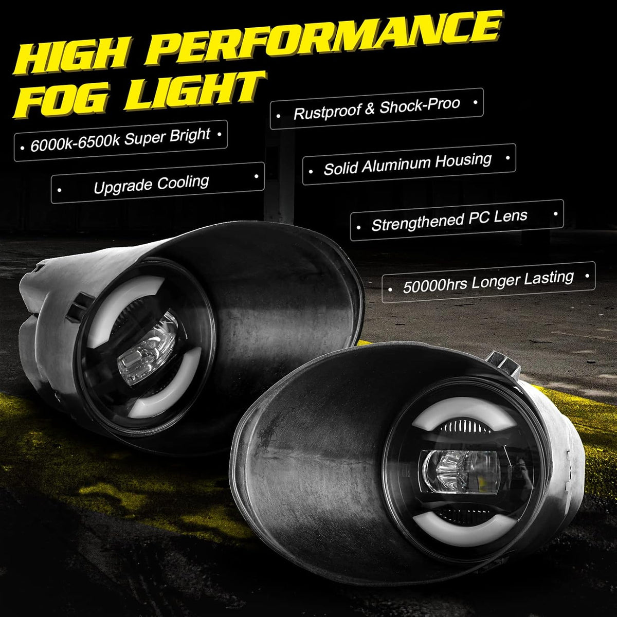 LED Fog Lights Assembly Kit Q22199