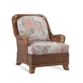 Green and Blue Stripe Wide Armchair N37528