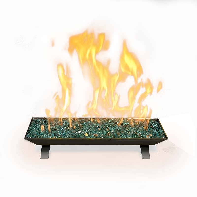 24x22 Pan Vented Burner with Strap Legs, Natural GAS K7203