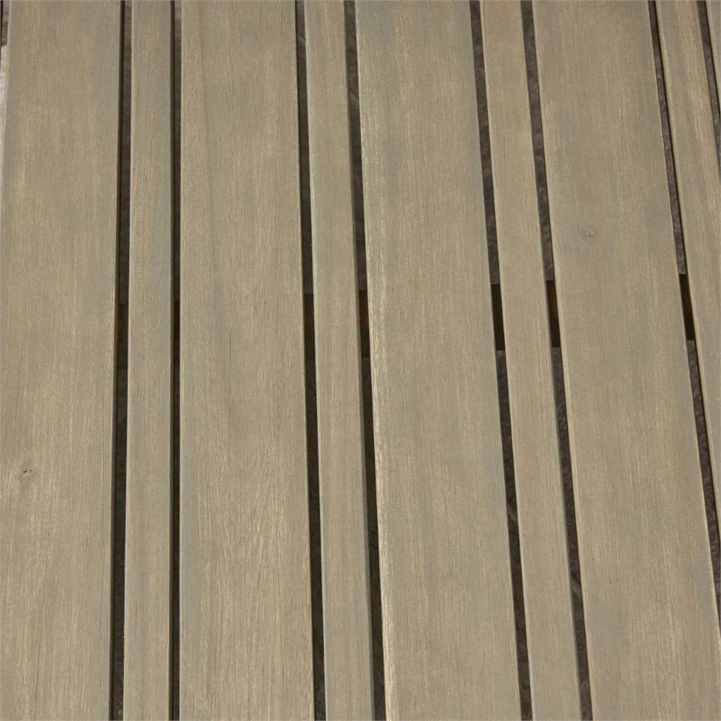 4 Piece Outdoor Acacia Wood Sofa Set in Gray E4372
