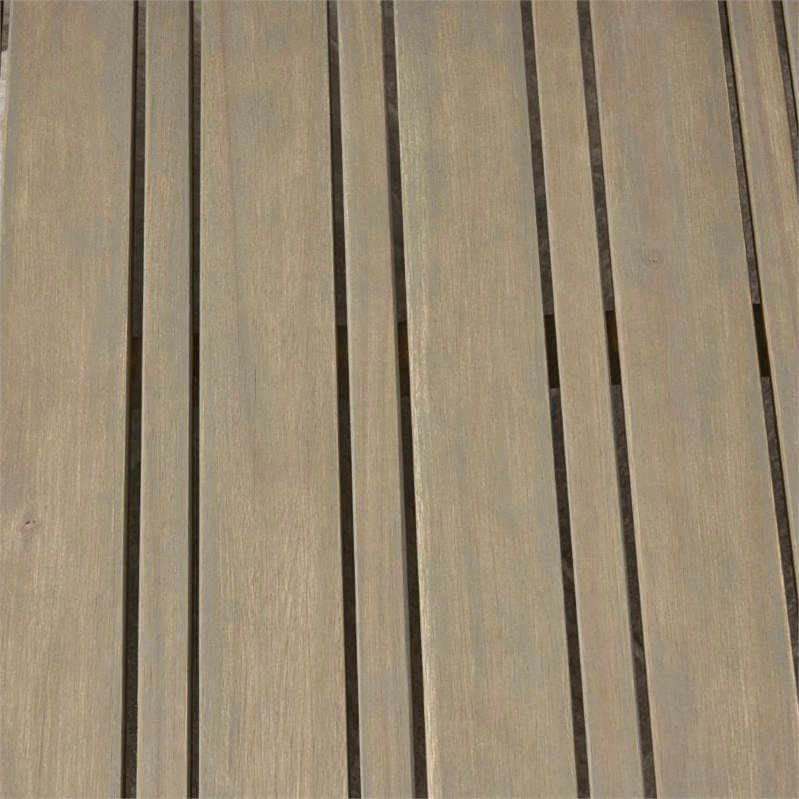 4 Piece Outdoor Acacia Wood Sofa Set in Gray E4372
