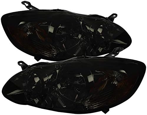 Smoke Lens Head Lights and Amber Corner Signal Lamps Pair Y755620