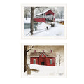 2-Piece Vignette, White Frame F5259