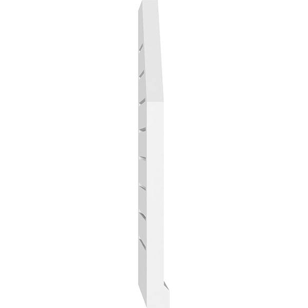 Octagonal Surface Mount PVC Gable Vent with Brickmould H708