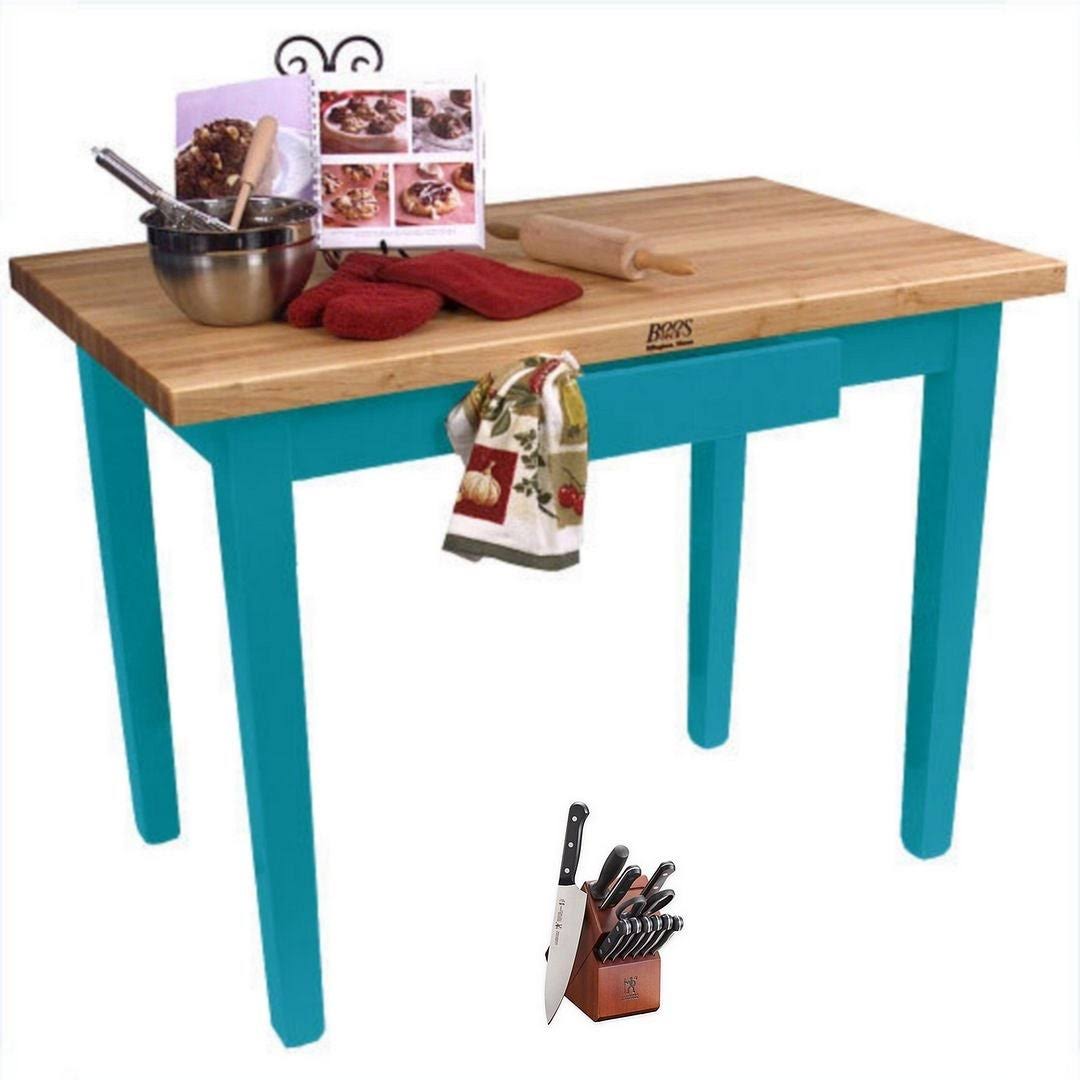 Caribbean Blue Work Table R422