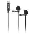Dual Omnidirectional Lavalier Microphones with Detachable USB Type-C Cable D885093