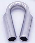 Wire Rope Tube Thimble 316 Stainless Steel 16mm 02-Pack R4131