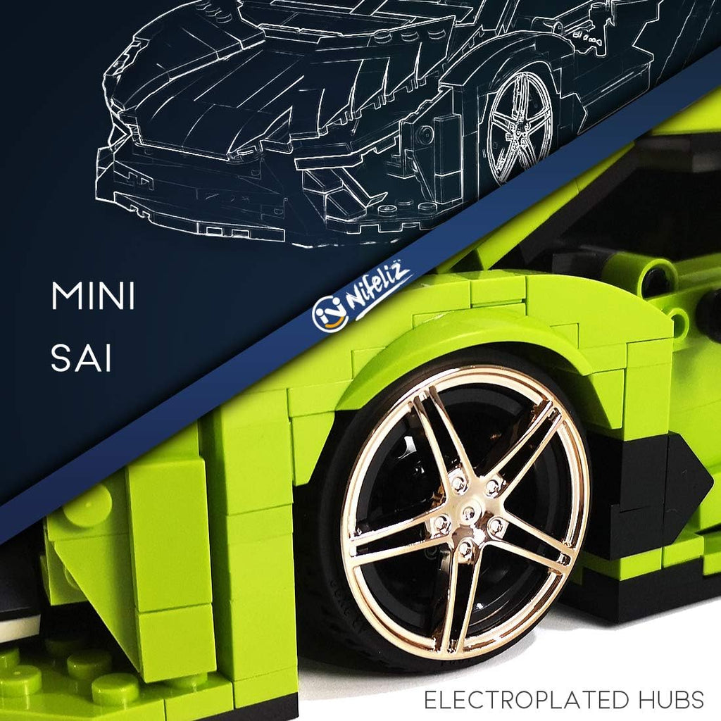 1:14 Scale Sports Car Building Blocks Model (1133 Pcs) P7193