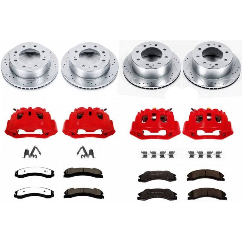 Front & Rear Z36 Truck and Tow Brake Kit with Calipers N3777