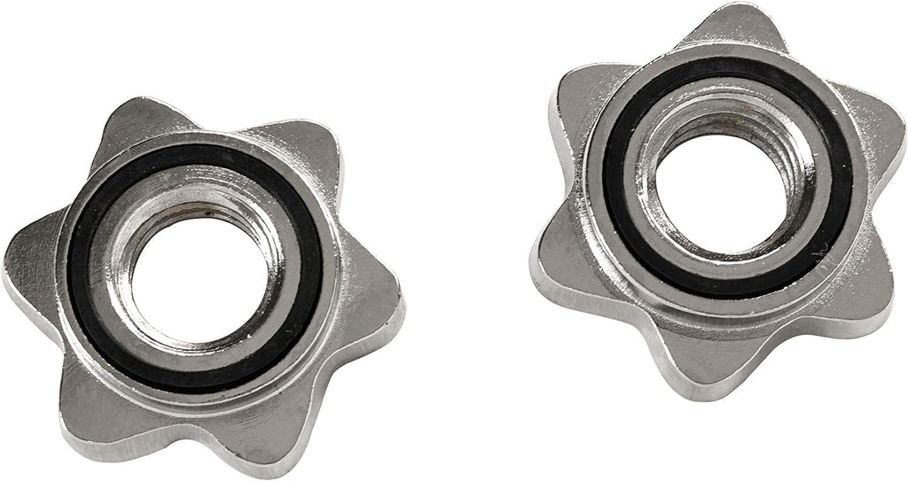 14" Threaded Chrome Dumbbell Bar Pair S368
