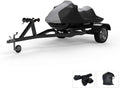 Gray/Black All Weather Trailerable Jet Ski Covers with Trailer Straps and Storage Bag I838878