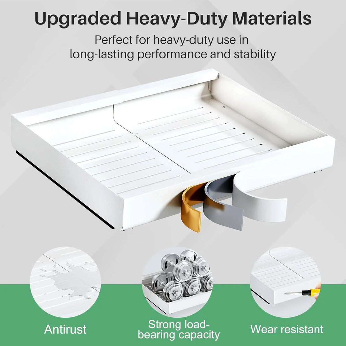 Expandable Heavy Duty Pull out Cabinet Organizer X729270