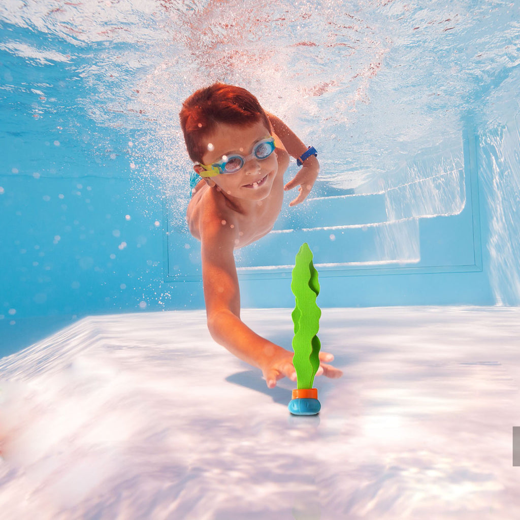 Pool Toys Underwater Swim Diving Toy Sets with Water Rings, Sticks, Octopus, Torpedo Bandits & Balls for Kids H40456