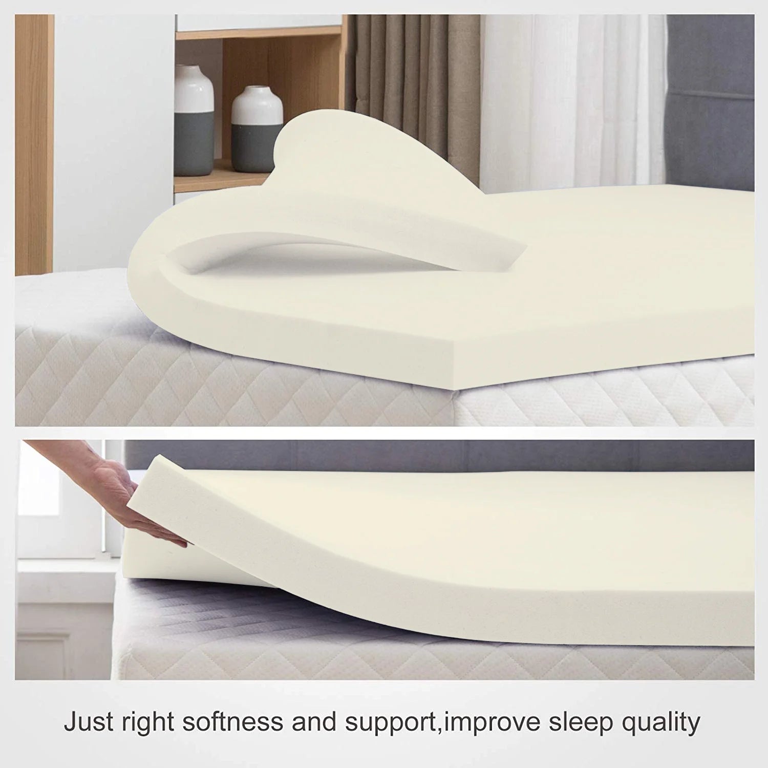 2" High Density Foam Mattress Topper X1479