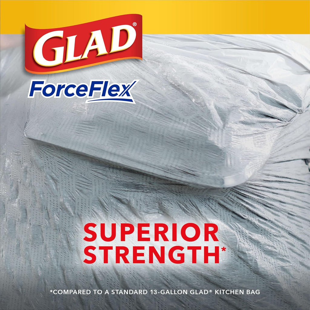 13 Gal Drawstring Kitchen Garbage Bags, 110 Ct C839