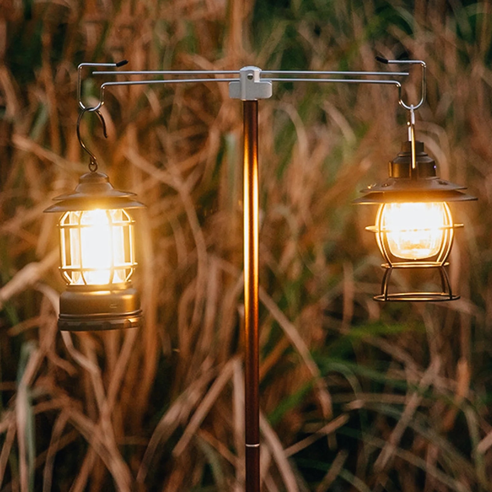 Portable Collapsible Aluminum Lantern Pole I493