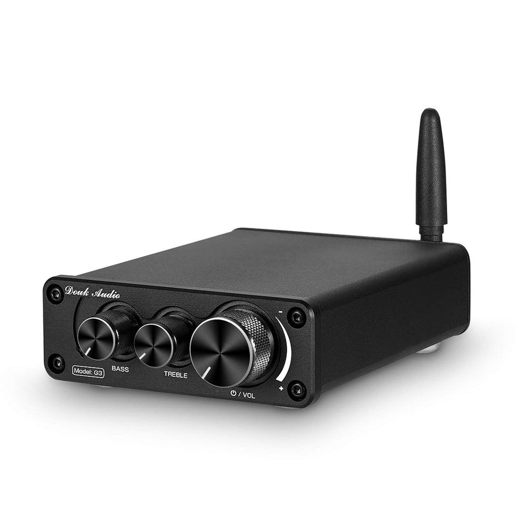 2 Channel Bluetooth 5.0 Power Amplifier 100W Class D Stereo Mini Amp Wireless Receiver Pack of 2 G3864