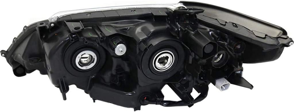 Passenger Side Black Housing Headlight Assembly Y176239