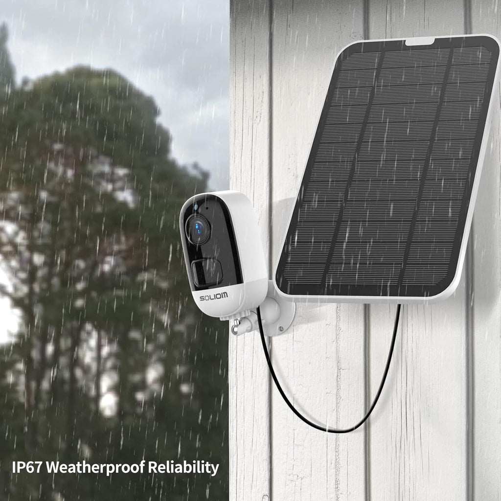 1080P Wireless Outdoor Solar Security Camera with Night Vision B275614