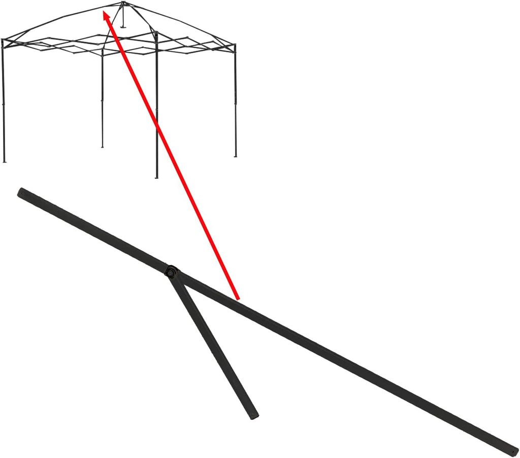 Black Metal Replacement Parts for Canopy Gazebo U180659