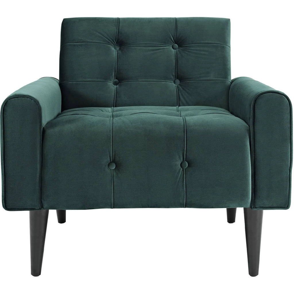 Green Velvet Armchair I50222