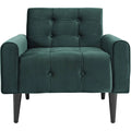 Green Velvet Armchair I50222