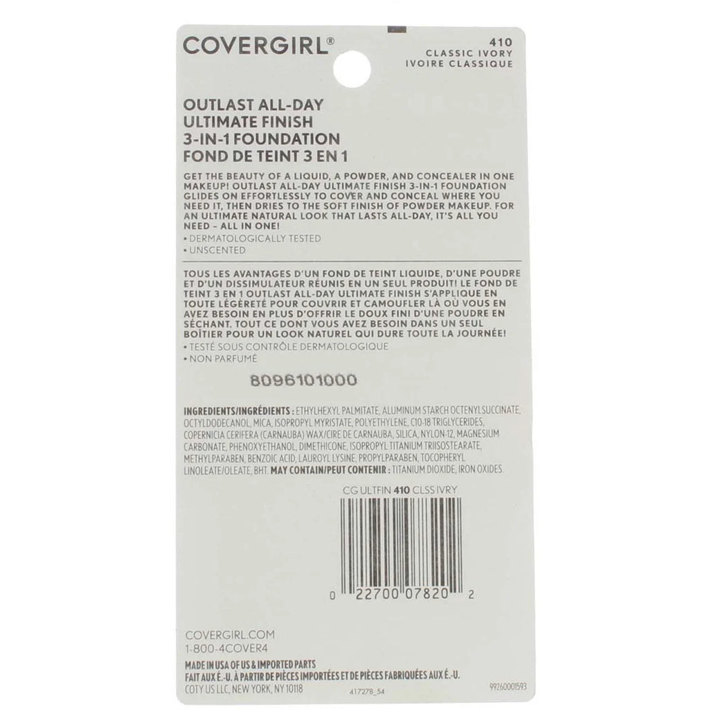 Classic Ivory Liquid Powder MakeUp, 0.40 oz (Pack of 2) X915825