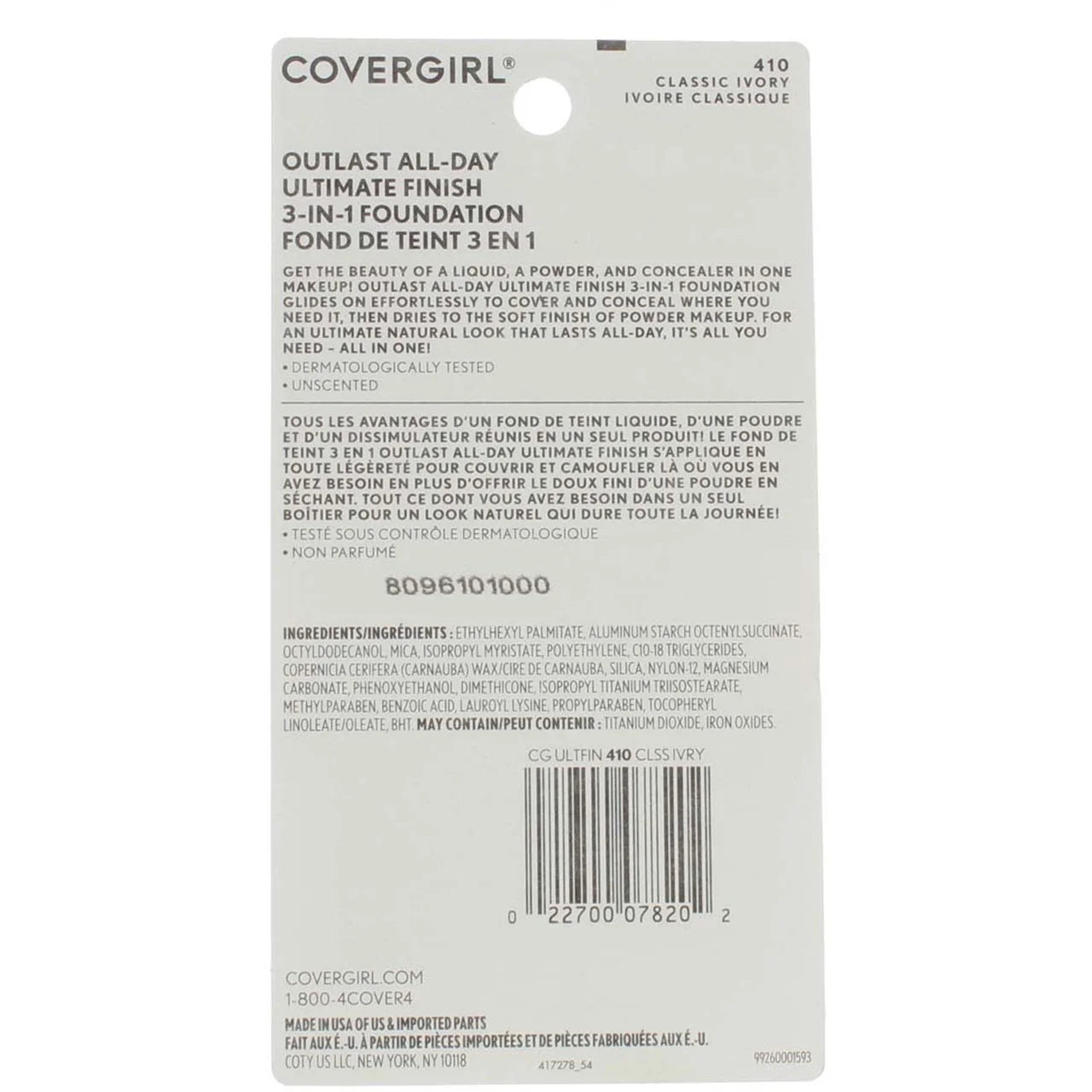Classic Ivory Liquid Powder MakeUp, 0.40 oz (Pack of 2) X915825