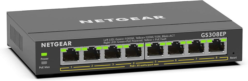16-Port PoE Gigabit Ethernet Plus Switch with 15 x PoE+ @ 231W, 1 x 1G SFP Port L34956