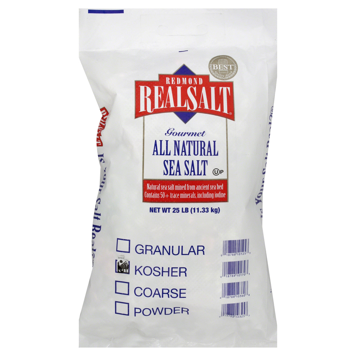 25 lb Kosher Sea Salt F747947