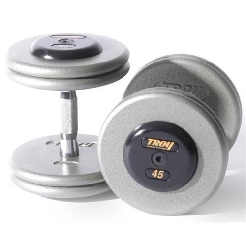 Gray Plates Rubber End Cap 40 Pounds Dumbbells D333669