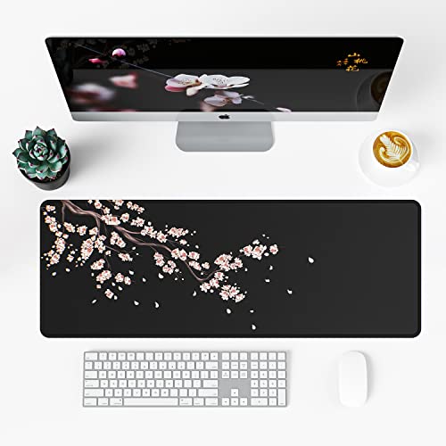 Large Desk Pad 31.5 x 11.8 x0.12 inch Washable Anti-Slip Rubber Base G4524