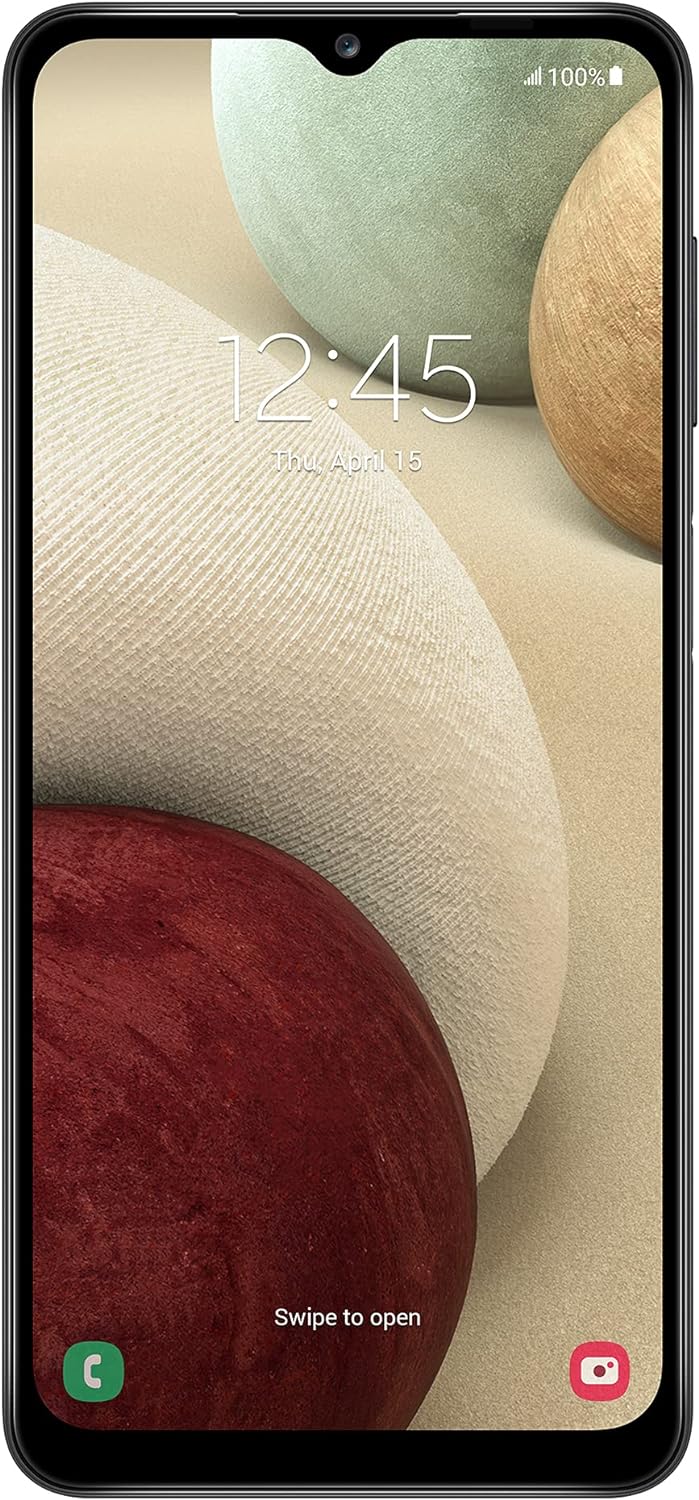 Samsung Galaxy A12 32GB Black Prepaid Smartphone B35746