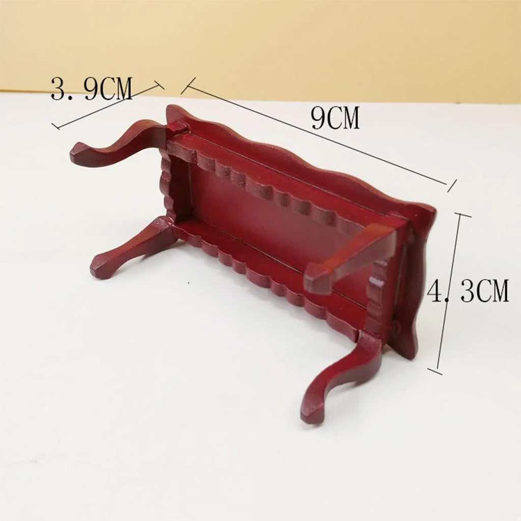 Walnut Tea Table Miniature Dollhouse Furniture K4639