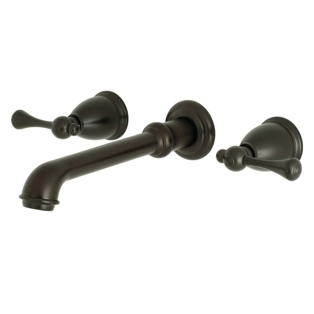 Oil Rubbed Bronze Two-Handle Wall Mount Bathroom Faucet X2321