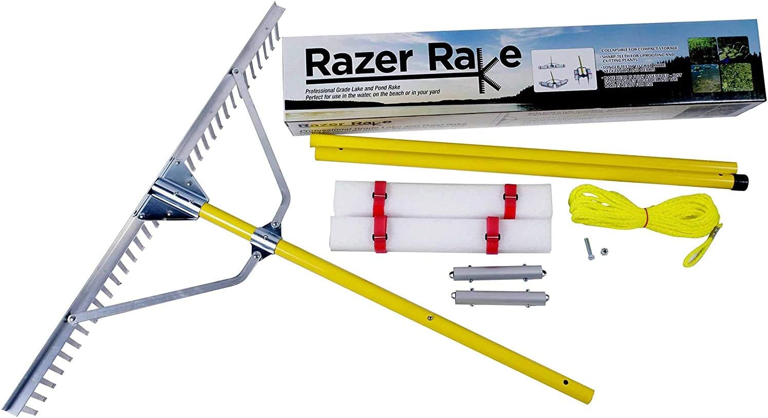 Collapsible Aluminum Weed Rake X26045