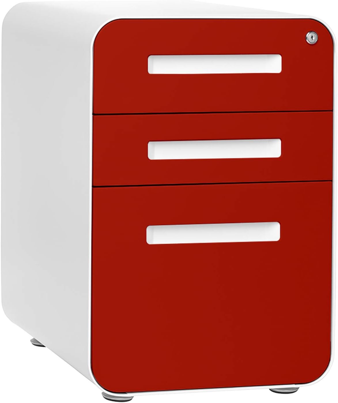 White 3-Drawer File Cabinet J229