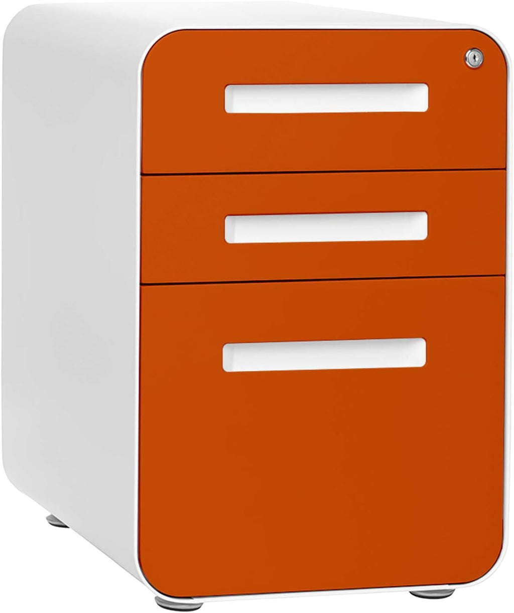 White 3-Drawer File Cabinet J229