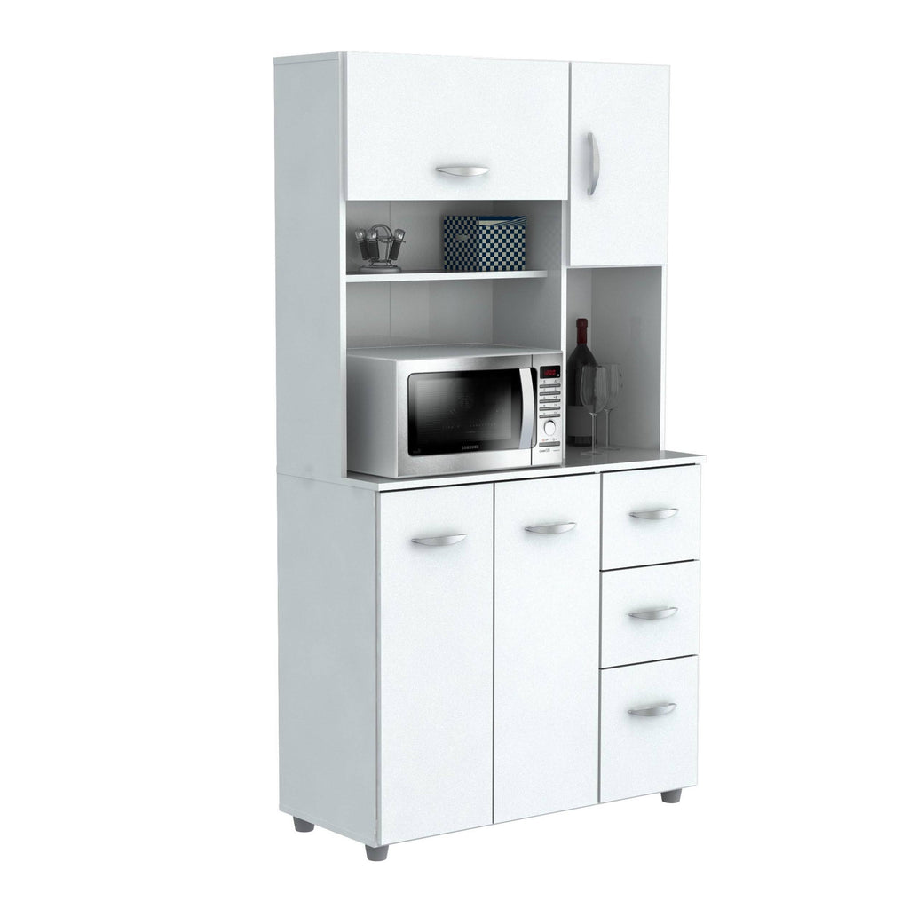 White Kitchen Storage Cabinet V95102