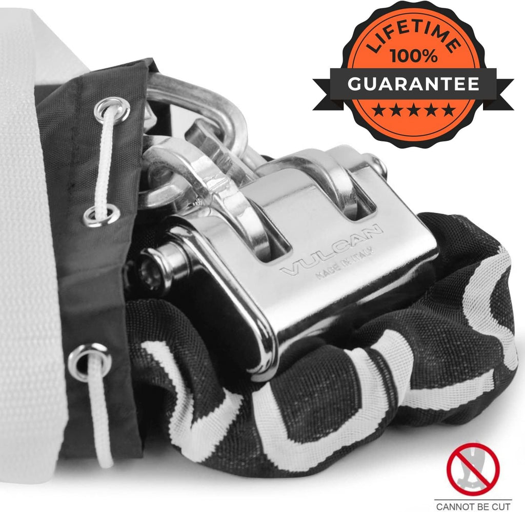 5/16 Inch x 3 Foot Case-Hardened Security Chain and Lock Kit X6788