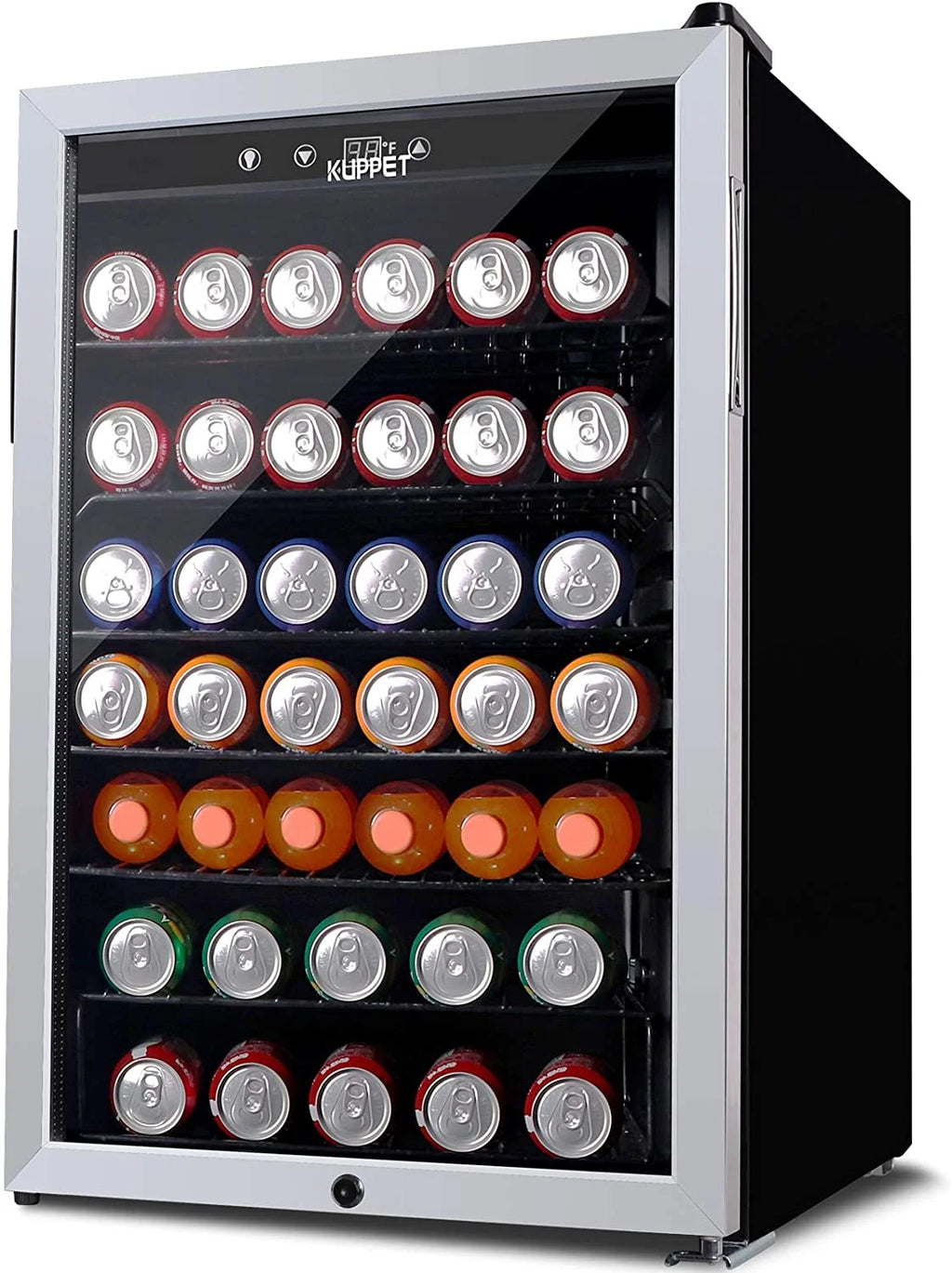150-Can Beverage Cooler and Refrigerator, Stainless Steel, 4.5 Cu.Ft. M207681