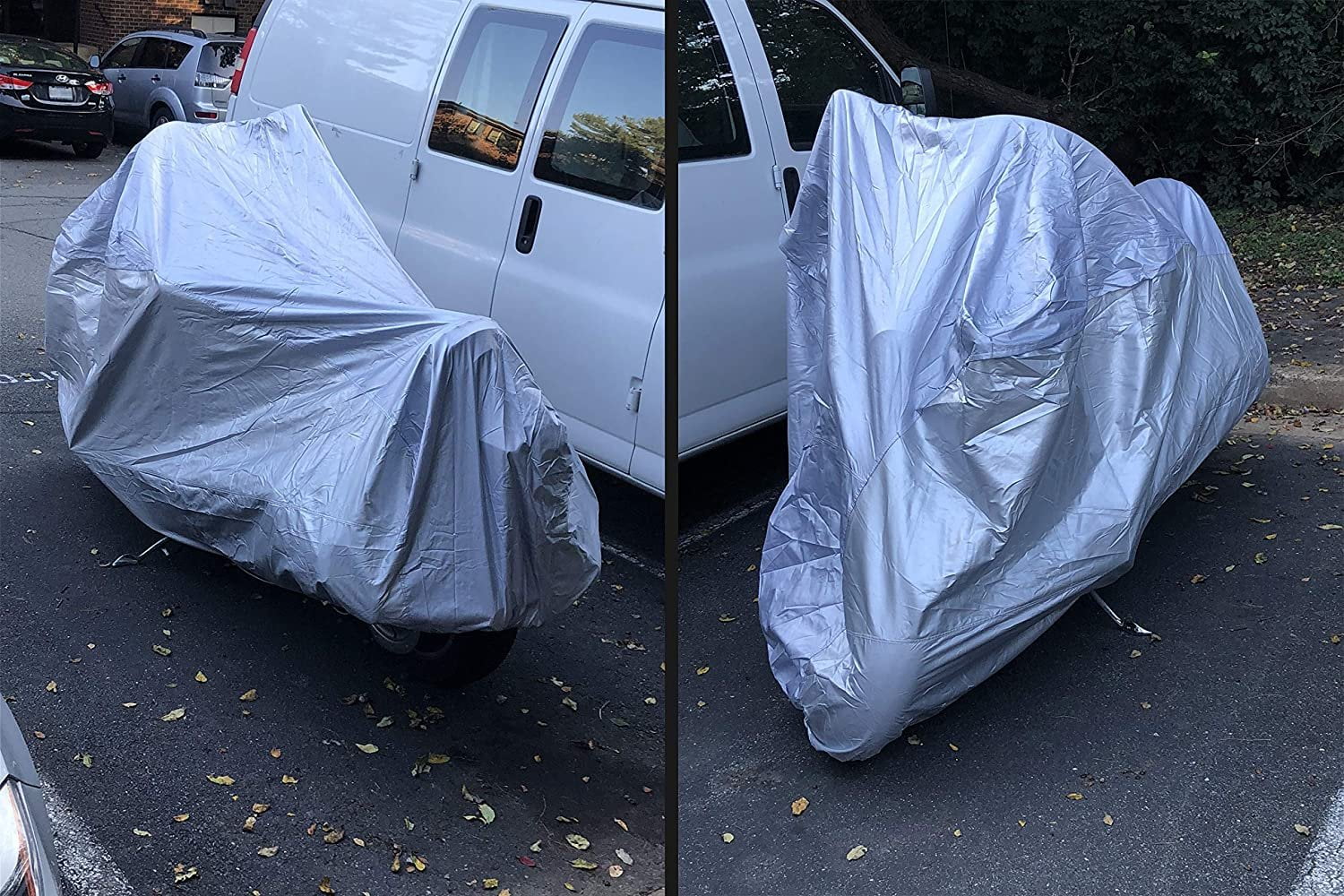 Motorcycle Cover with Storage Bag O8802