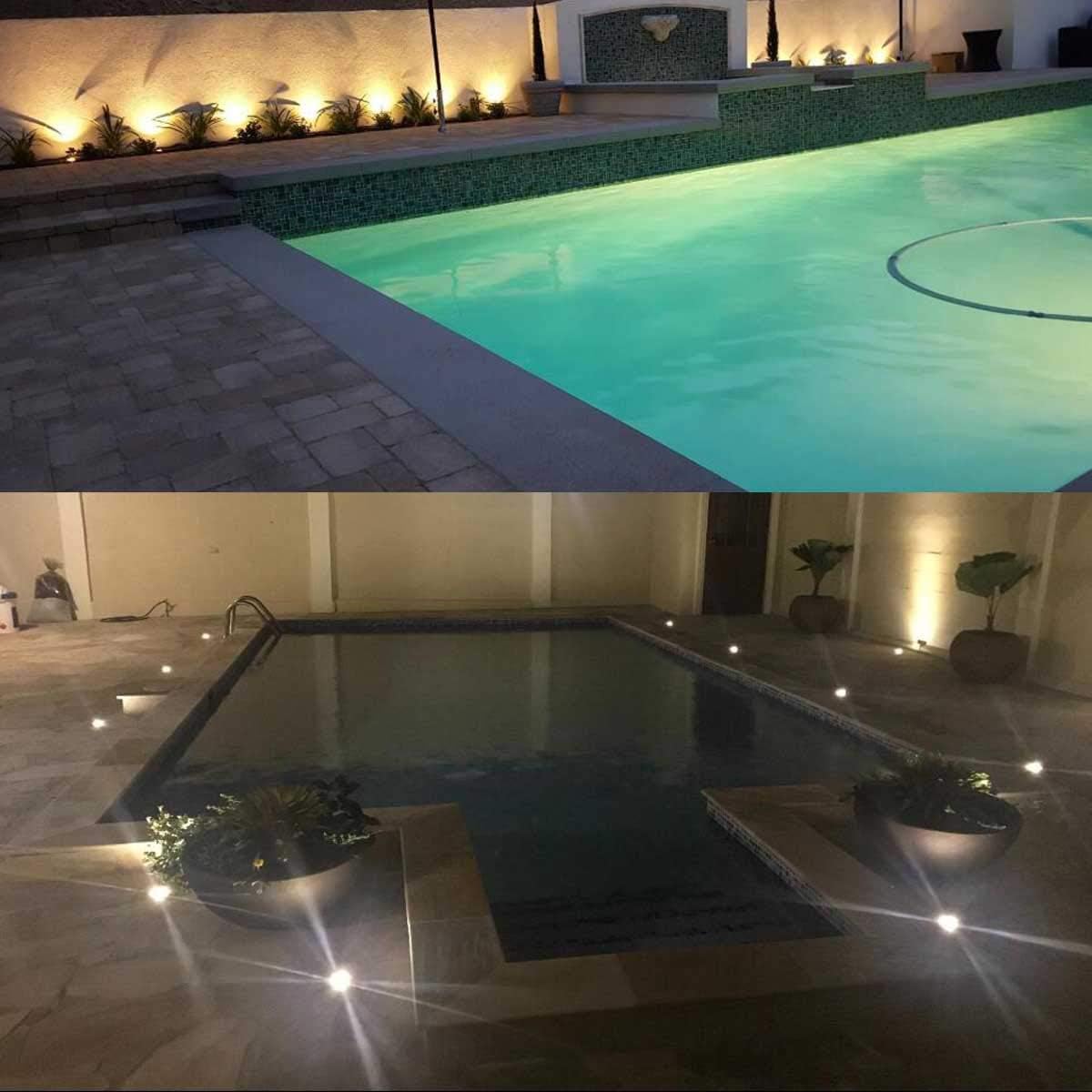8 Pack 3W LED Warm White Low Voltage Landscape Lights F4562