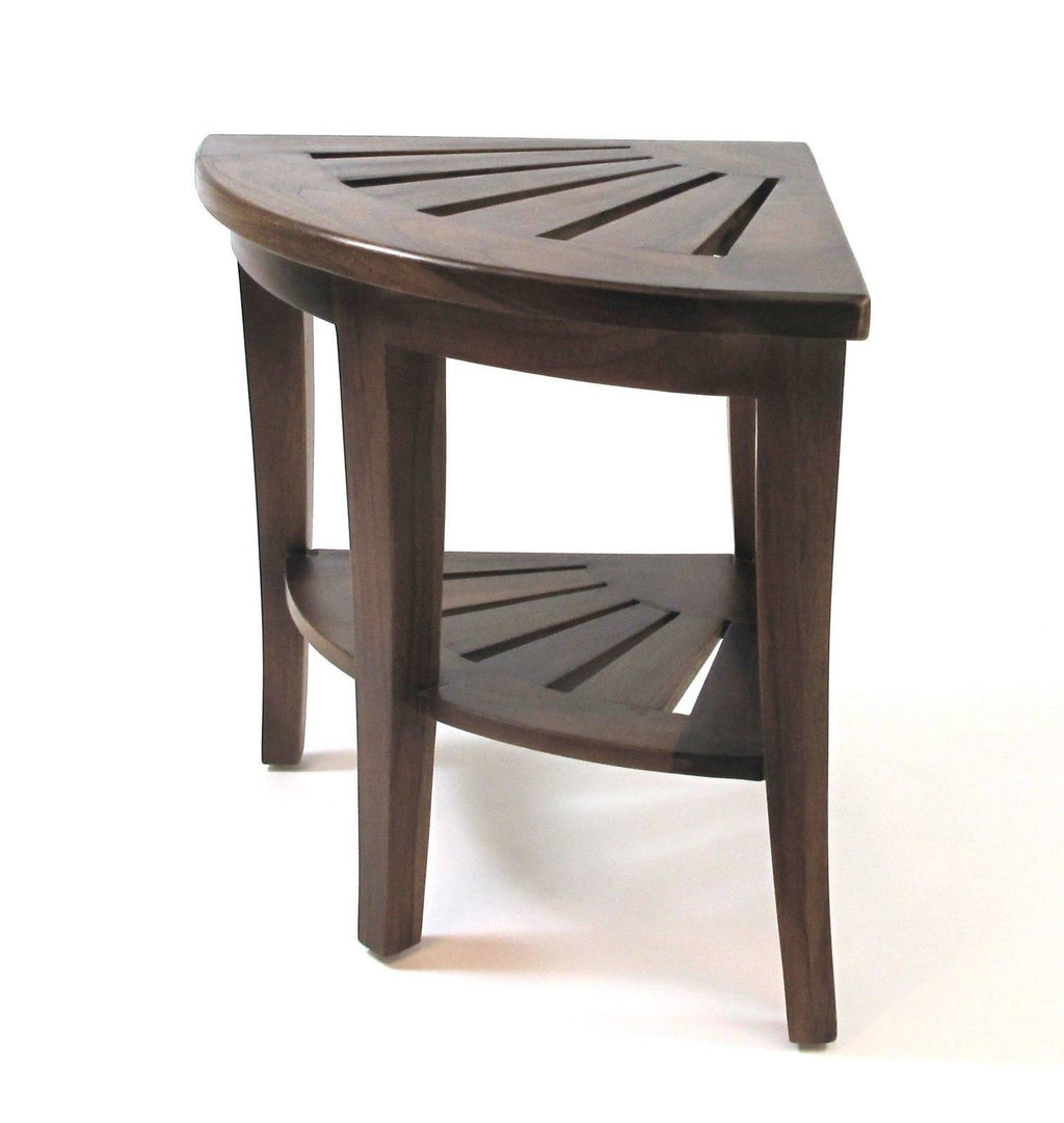 Teak Corner Shower Bench, Brown X833