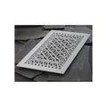 24x22 x 12x22 Grey Aluminum Floor Grille A8238