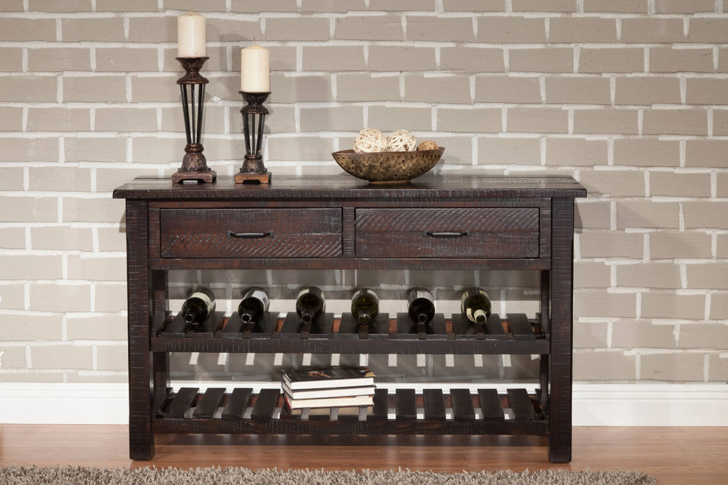 Espresso Sofa Table I3358